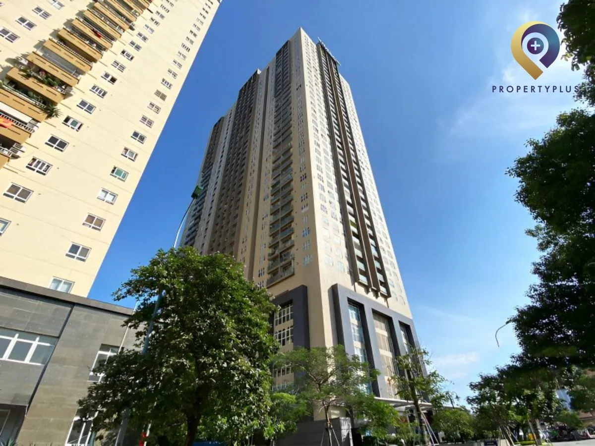 Toàn cảnh tòa nhà Vimeco Tower nổi bật tại Quận Cầu Giấy